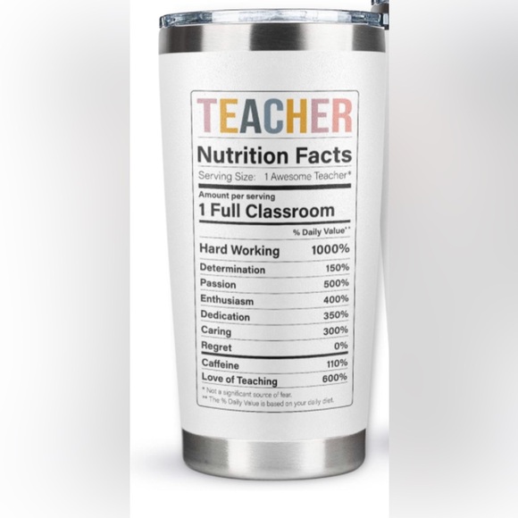 Teacher Stainless steel 20oz insulated tumbler - Picture 4 of 4